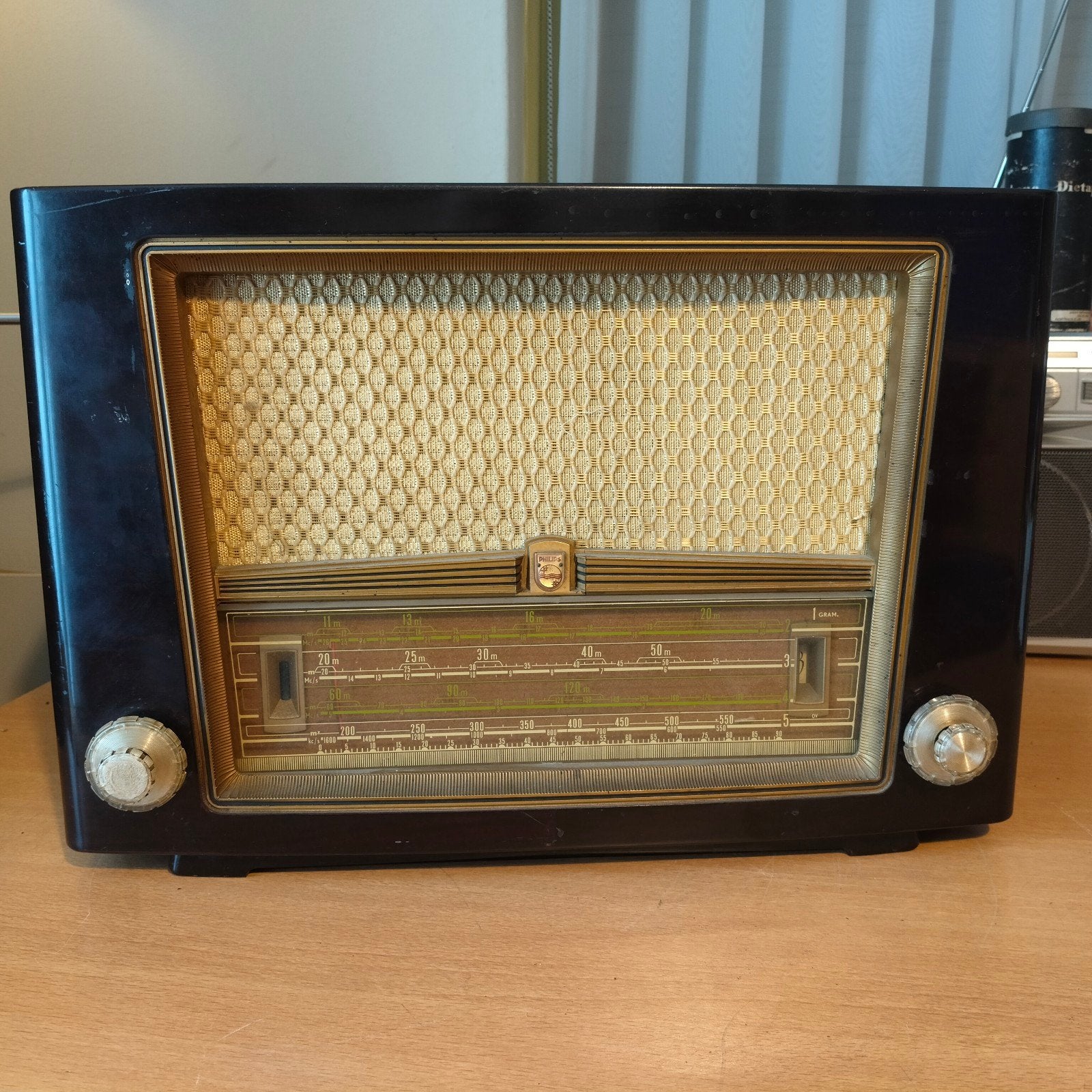 Philips BX535A/12 Buizenradio uit 1953 - Niet Getest, Antiek en Kunst, Antiek | Tv's en Audio, Ophalen