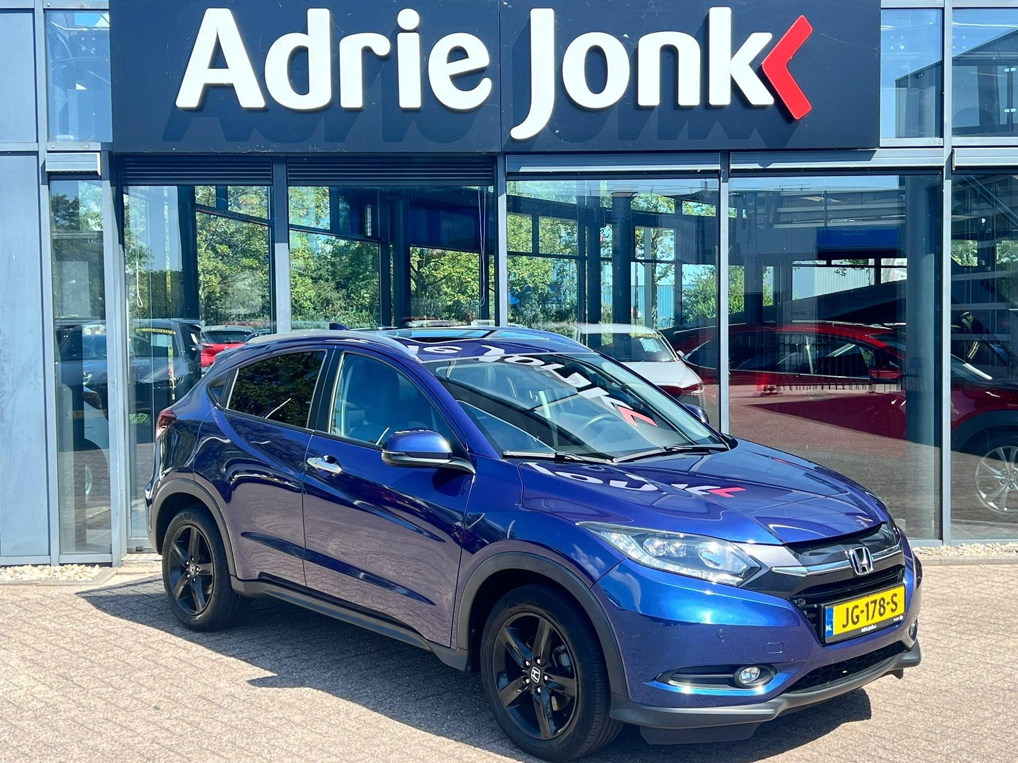 Honda HR-V 1.5 i-VTEC Executive AUTOMAAT | PANORAMADAK | A.C, Euro 6, Blauw, Leder en Stof, Origineel Nederlands