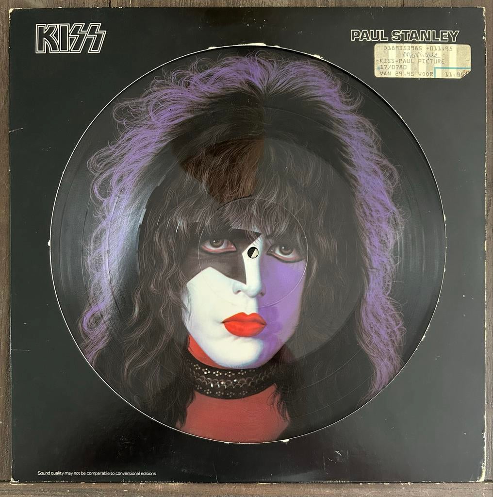 KISS - Paul Stanley Picture Disc LP (1978), Cd's en Dvd's, Gebruikt, Ophalen of Verzenden, 1970 - 1979, Picture disc