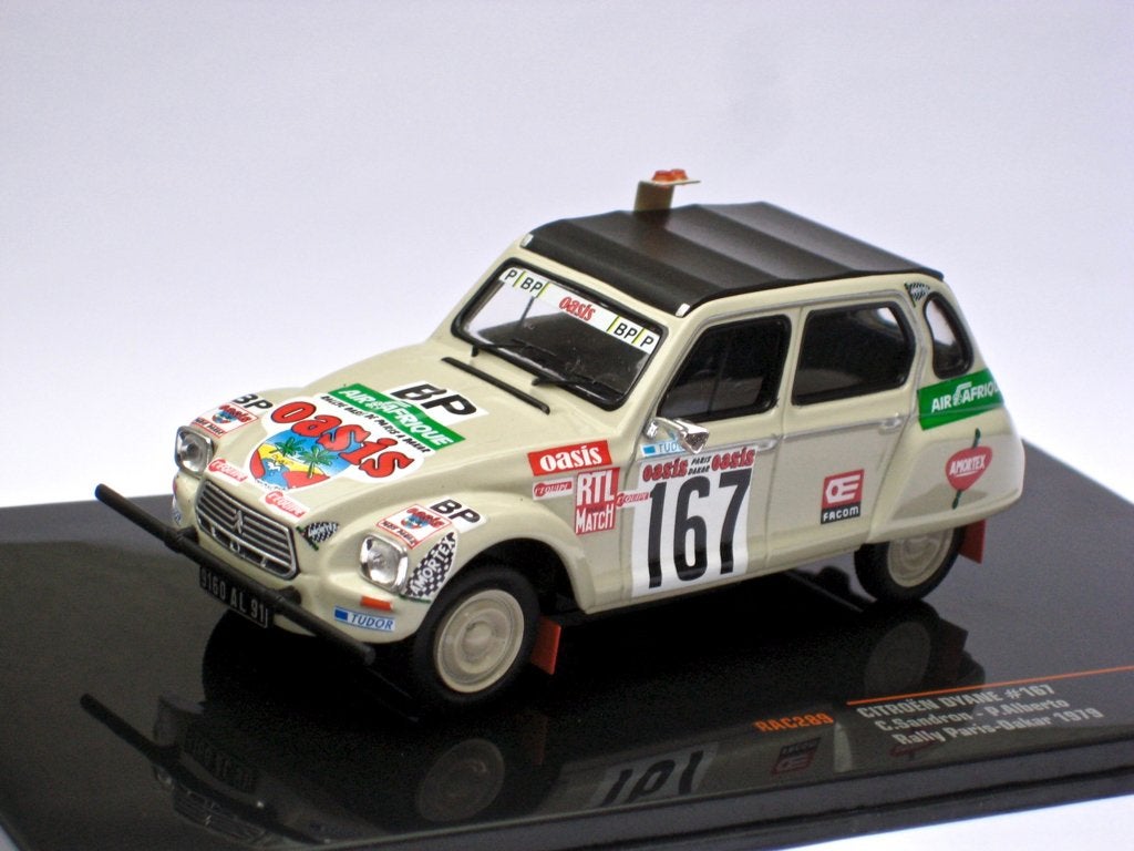 Citroen Dyane Rally Parijs Dakar Ixo 1:43, Ophalen of Verzenden, Nieuw, Auto, Overige merken