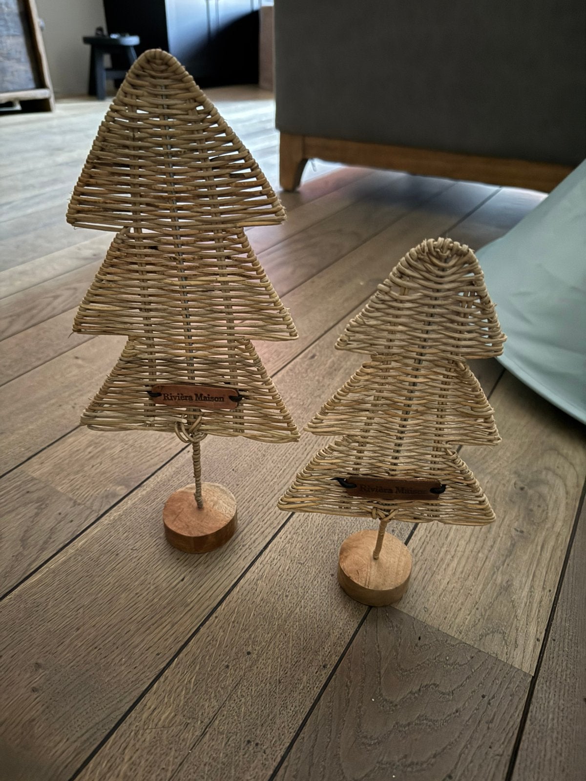 Rattan boompjes riviera maison, Ophalen of Verzenden, Zo goed als nieuw