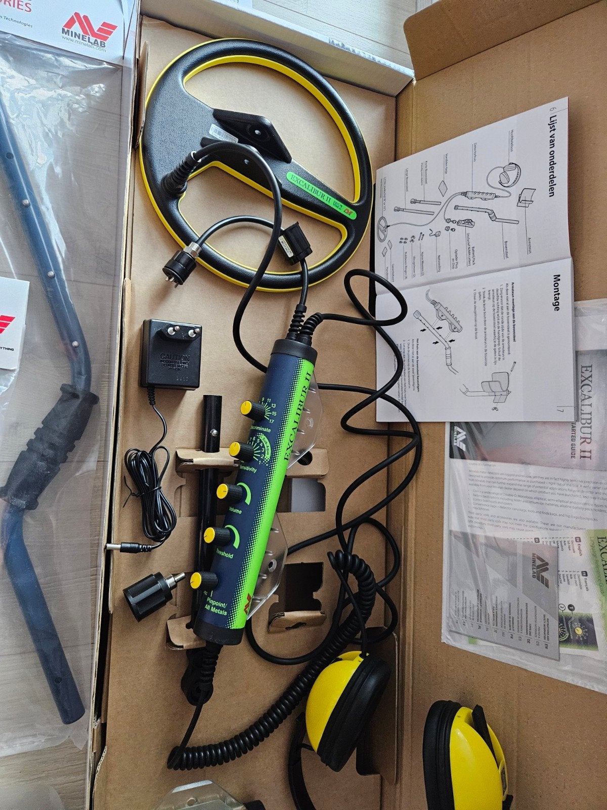 Foto 17 van Minelab Excalibur II (2022) z.g.a.n. + nieuwe steelset