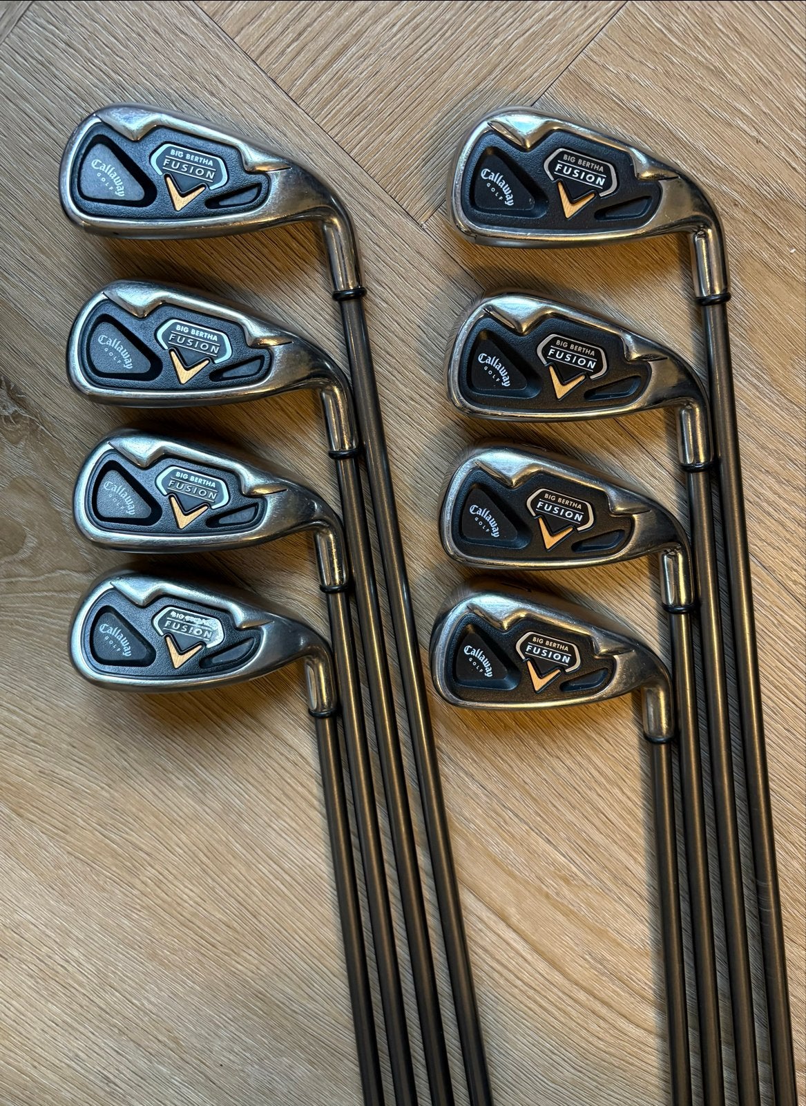 Callaway Big Bertha Fusion ijzerset 4-SW - Regular Flex, Ophalen of Verzenden, Gebruikt, Set, Callaway