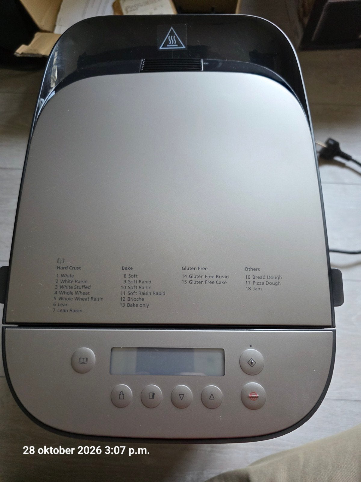 Panasonic SD-ZD2010 Broodbakmachine - Zo goed als nieuw, Met timer, Meer dan 10 programma's, 800 tot 1200 gram deeg, Ophalen of Verzenden