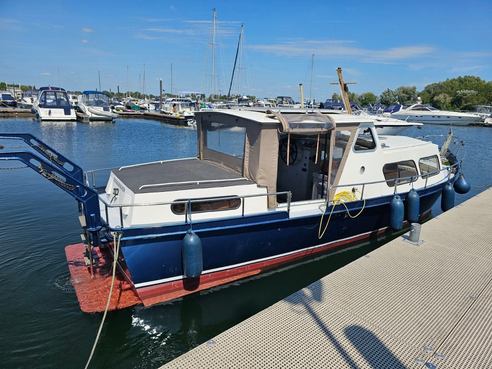 Prachtige Cascaruda NIEUWE motor en boegschroef vlakrrapprt, 9 m, Gebruikt, Binnenboordmotor, Diesel