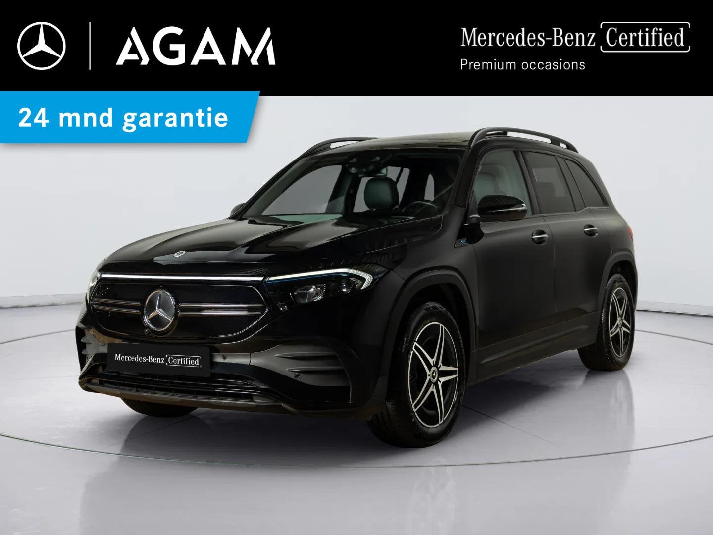 Mercedes-Benz EQB 250 AMG Line 67 kWh | Panorama dak, Auto's, Dealer onderhouden, Gebruikt, Zwart, SUV of Terreinwagen