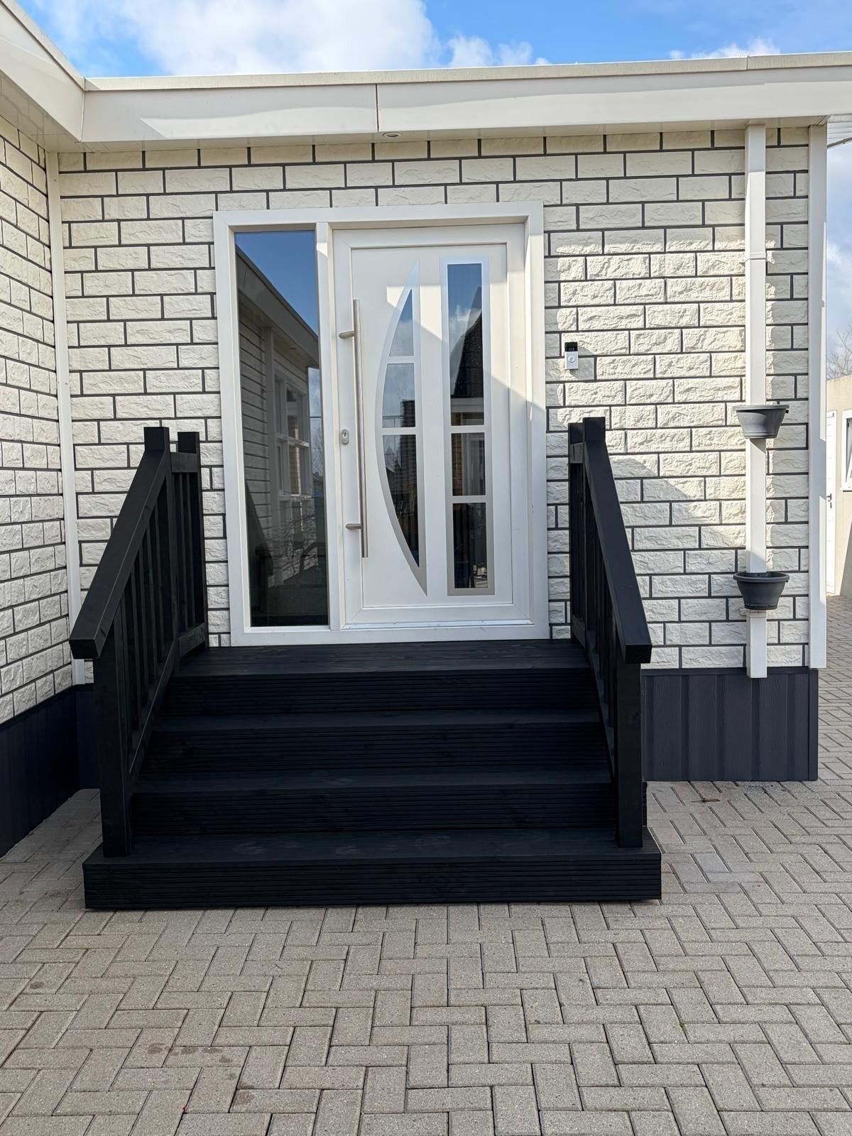 Prachtige opstap voor Chalet, Caravan, Stacaravan, Tinyhouse, Ophalen of Verzenden