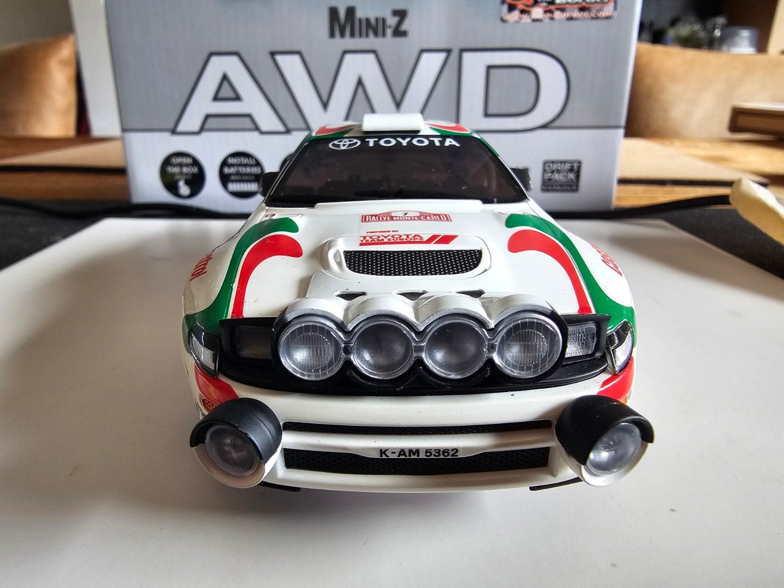 Mini-z 4wd toyota celica, Hobby en Vrije tijd, Modelbouw | Radiografisch | Auto's, Ophalen of Verzenden, Nieuw, Overige schalen