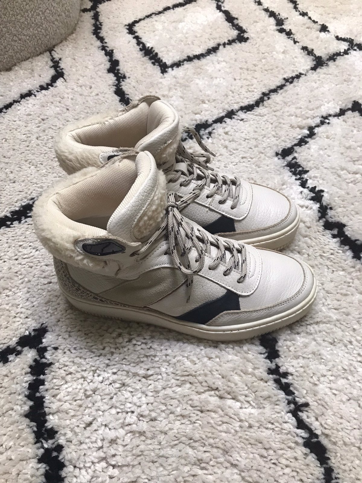 Mooi 1x gedragen PS POELMAN half hoge sneakers Leer/suede, Overige kleuren, Ophalen of Verzenden, Sneakers of Gympen, Zo goed als nieuw