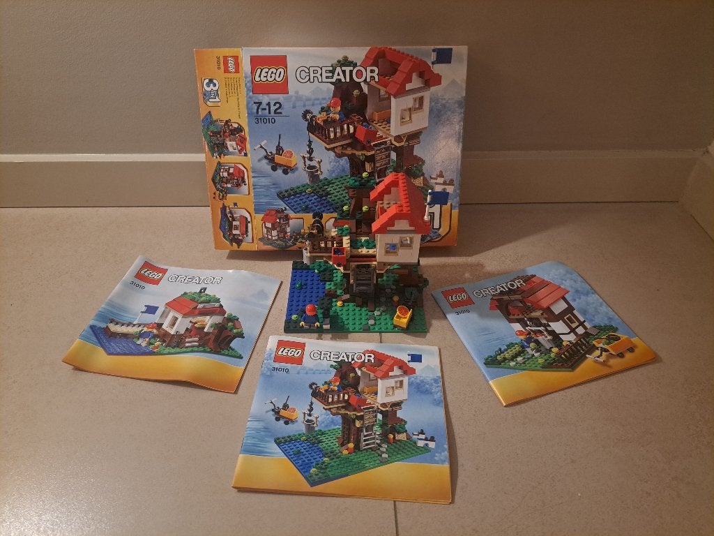 LEGO Creator Boomhuis set 31010, Lego, Ophalen of Verzenden, Zo goed als nieuw, Compleet