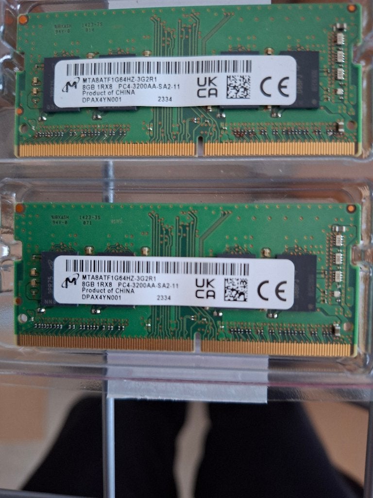 Orgineel acer latop geheugen acer aspire 5 series, Computers en Software, DDR4, Ophalen of Verzenden, Zo goed als nieuw, Laptop