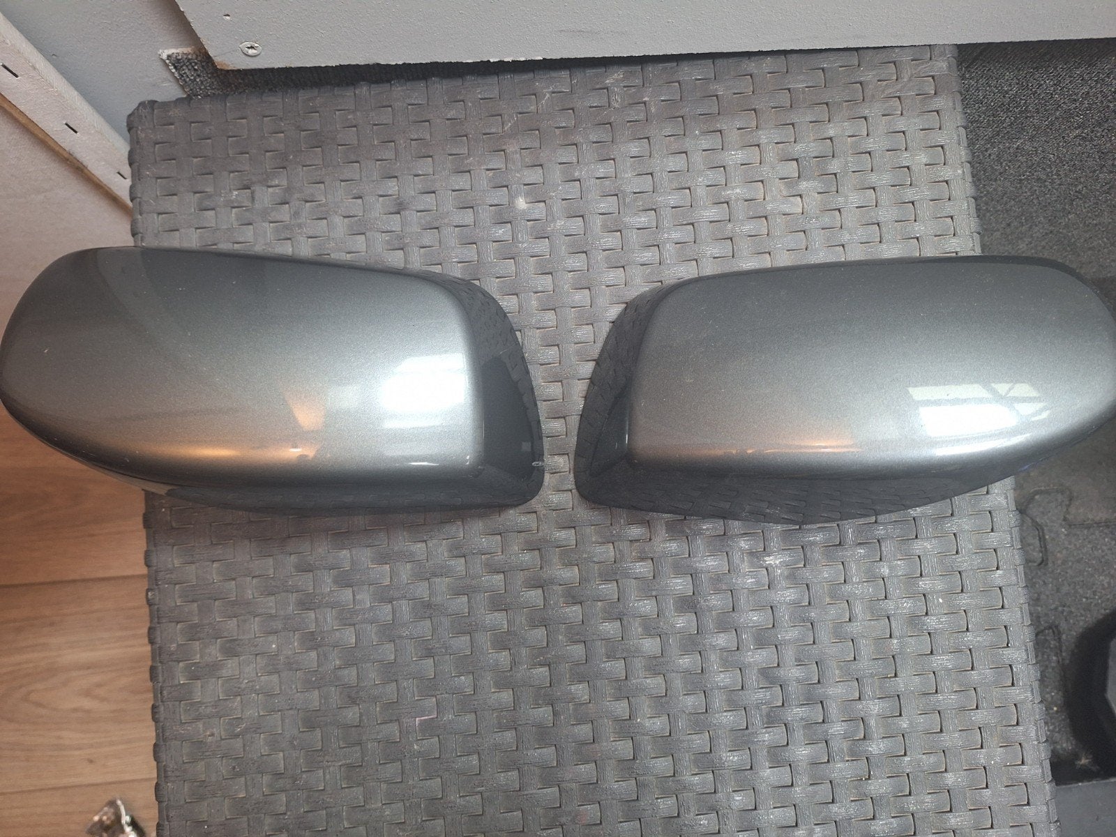 BMW E60 SPIEGELKAPPEN TITANGRAU, Auto-onderdelen, Spiegels, Ophalen of Verzenden, Gebruikt, Universele onderdelen