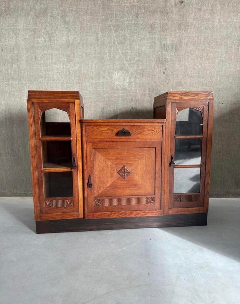 Art Deco Dressoir Amsterdamse School, Ophalen, X, X, X