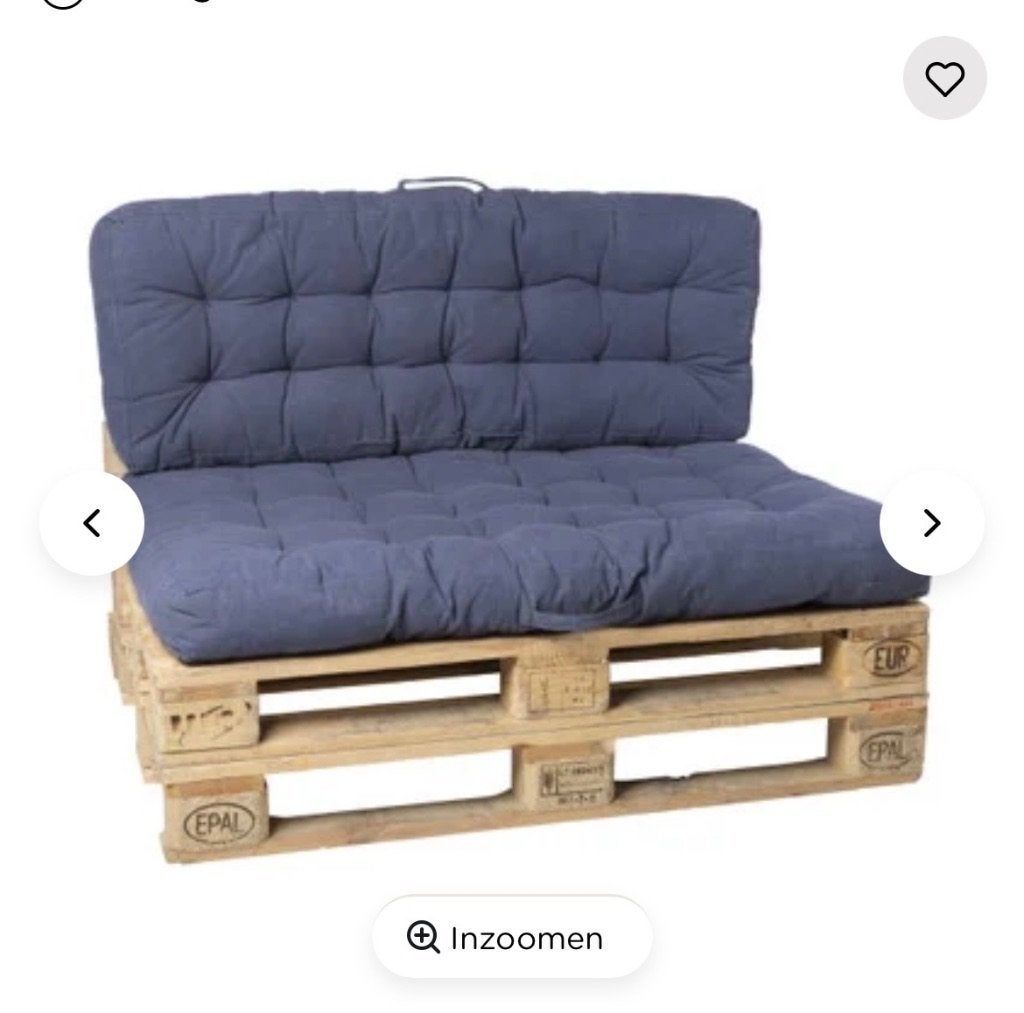 Palletkussens, NIEUW IN DE DOOS!, Tuin en Terras, Ophalen, Nieuw