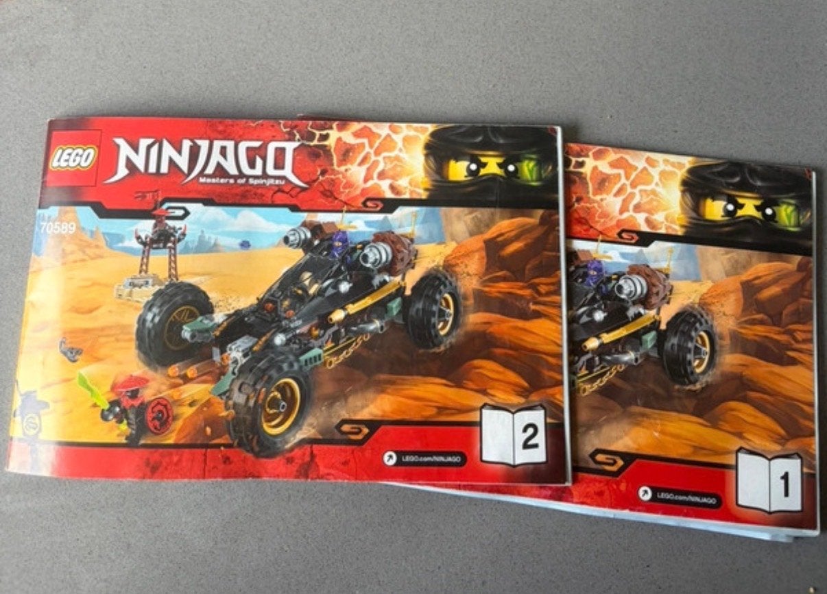 Lego Ninjago 70589 Cole's Rock Roader met minifiguren, Lego, Ophalen of Verzenden, Zo goed als nieuw, Compleet