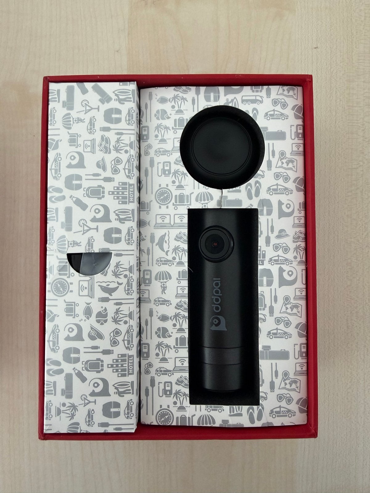 Ddpai Mini Dashcam - Compacte Auto Camera, Ophalen of Verzenden, Zo goed als nieuw