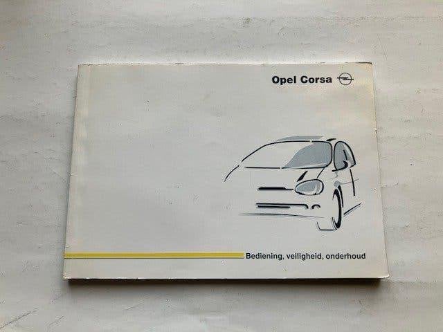 Handleiding Opel Corsa (1998) - Bediening, NL, Ophalen of Verzenden