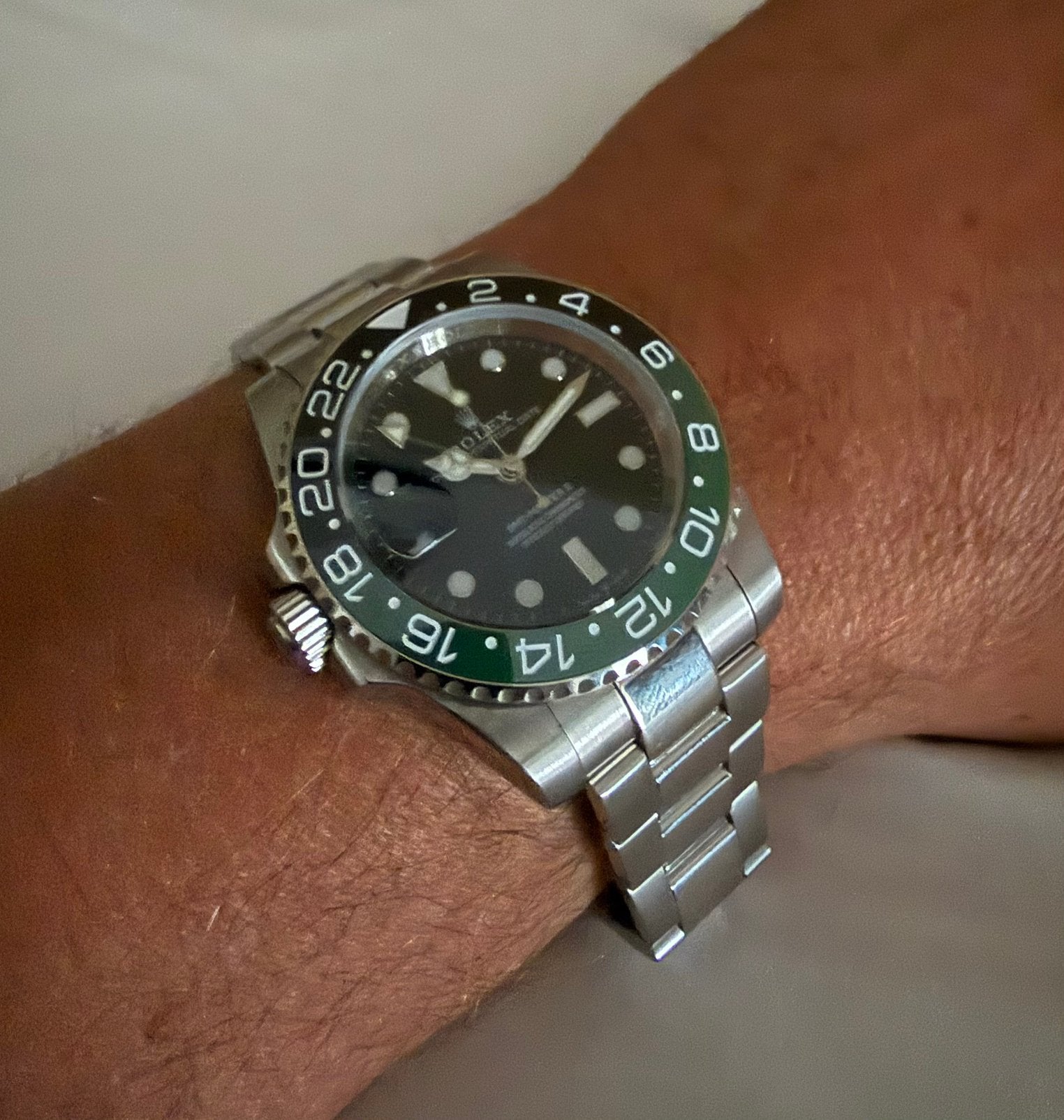 Rolex GMT Master II Sprite - Lefty - Oysterband, Staal, Polshorloge, Nieuw, Ophalen of Verzenden