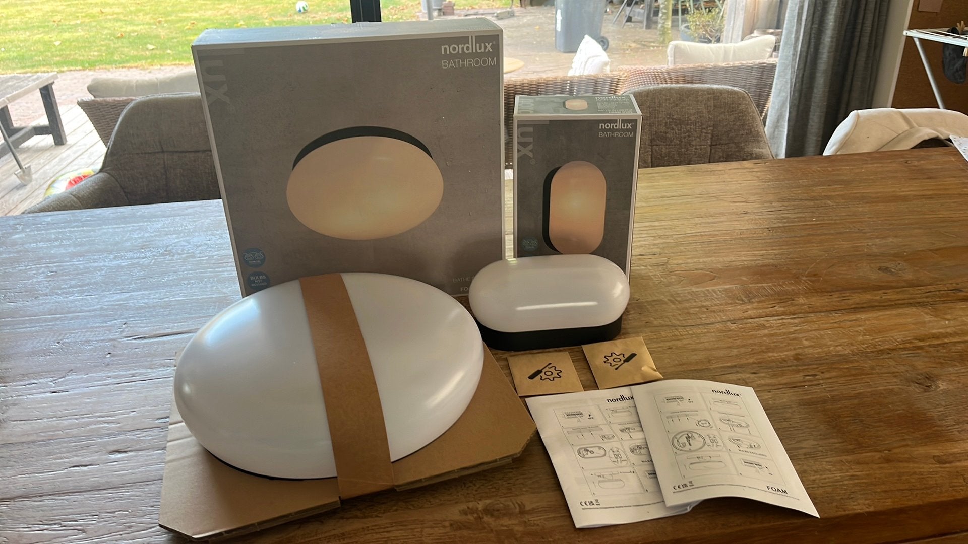 Badkamer verlichting, Ophalen, Nieuw, Wit