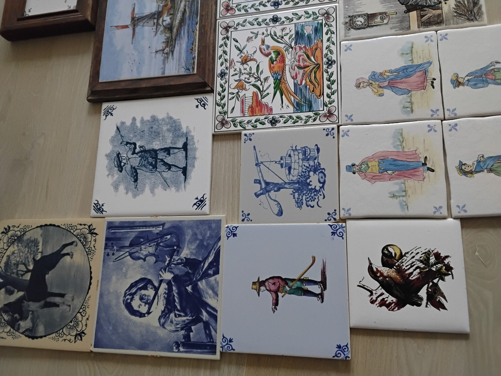 Tegels vintage, Ophalen