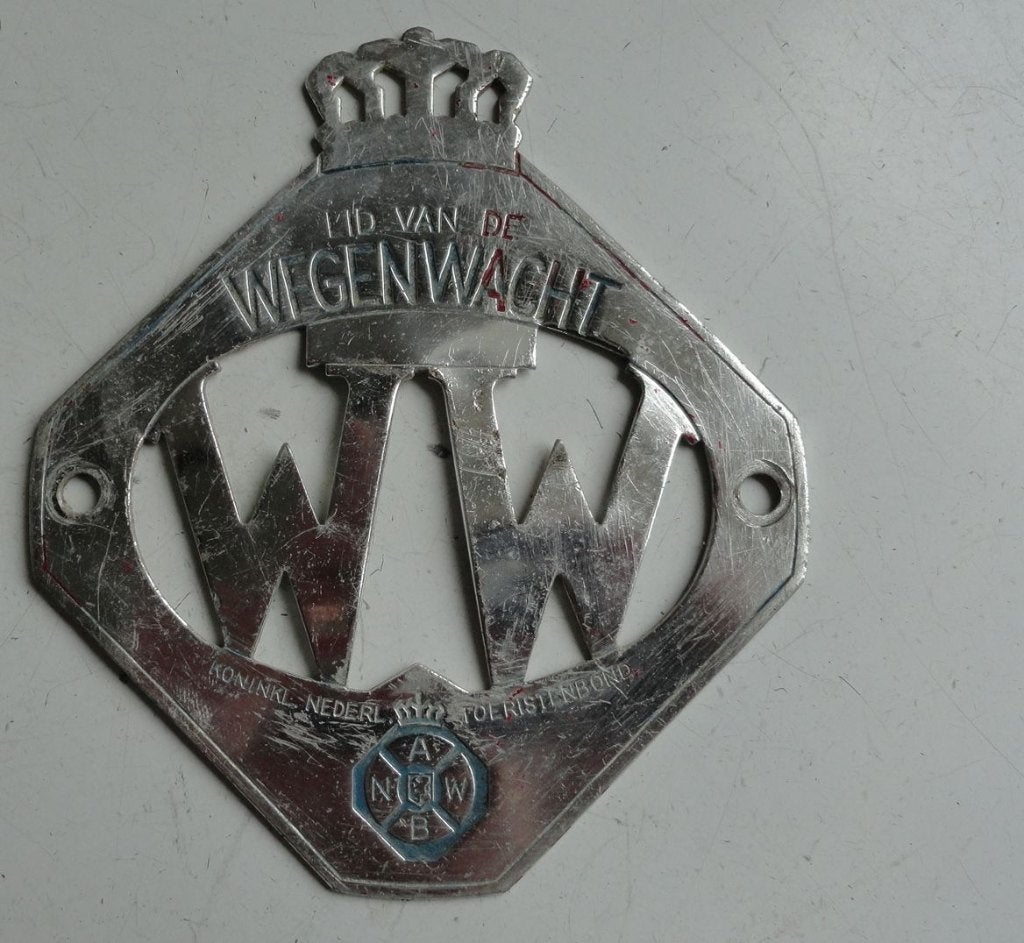 ANWB Wegenwacht embleem of badge, Antiek en Kunst, Ophalen of Verzenden