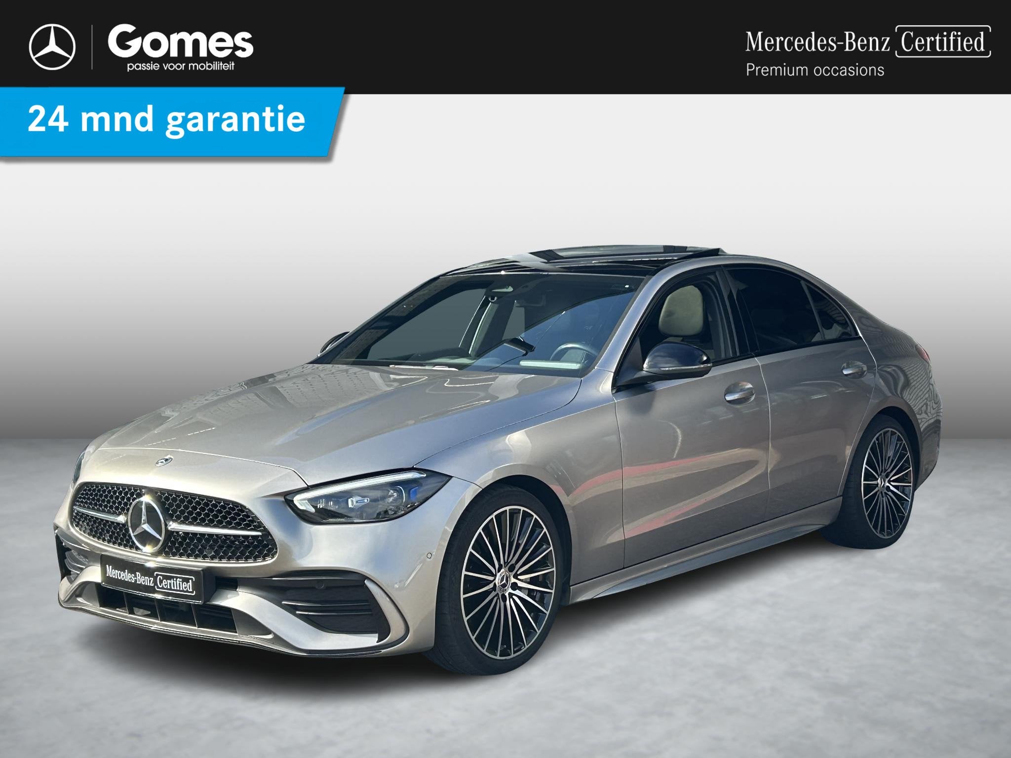 Mercedes-Benz C-klasse 180 AMG | Panoramadak | Night Pakket, Auto's, Mercedes-Benz, Bedrijf, Te koop, C-Klasse, Achteruitrijcamera