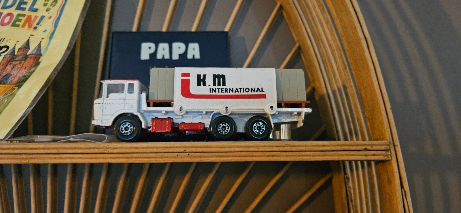 Matchbox daf 2600 K international, Ophalen of Verzenden, Gebruikt, Bus of Vrachtwagen, Matchbox
