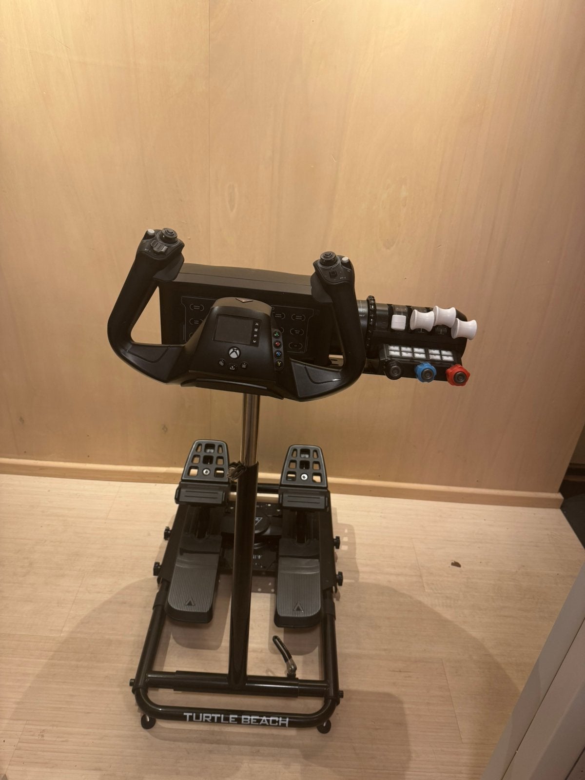 Turtle Beach VelocityOne Flight + Rudder Pedals + Stand, Ophalen, Zo goed als nieuw, Stuurtje of Sportattribuut