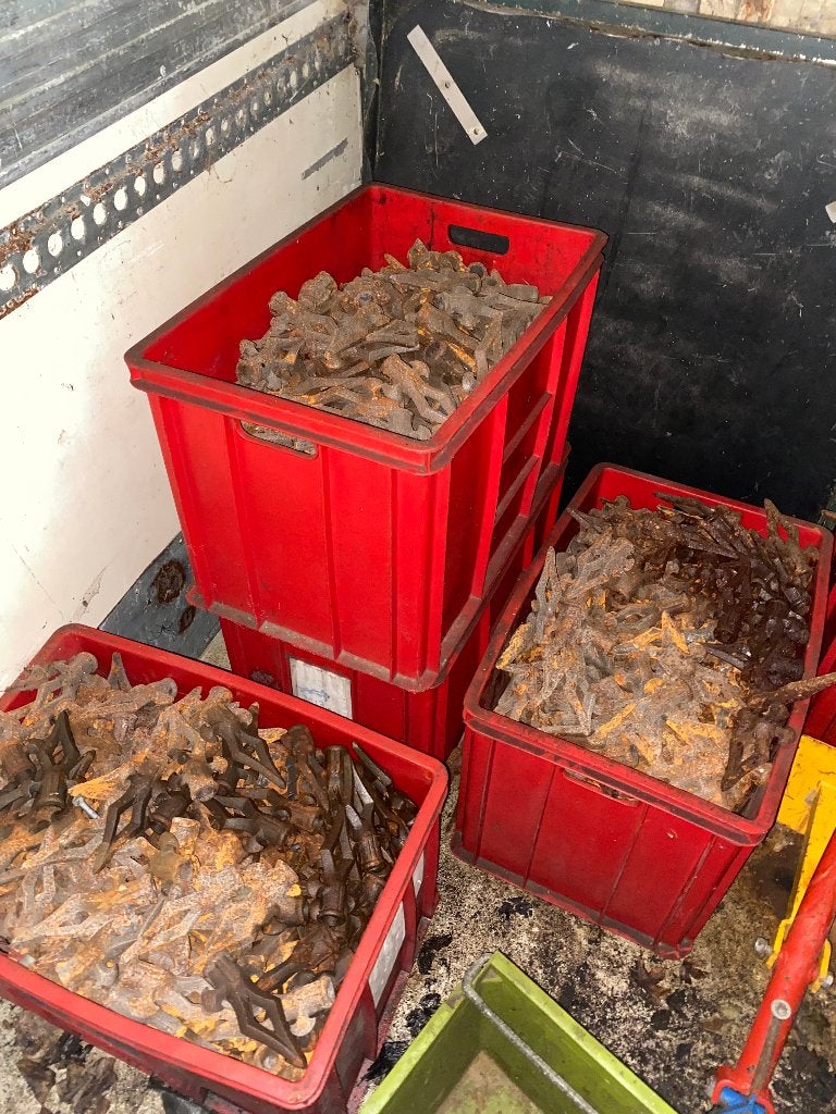 Partij gietijzeren ornamenten | hekwerk, Tuin en Terras, Ophalen, Tinallingerweg 3a, 9953 TA Baflo, Dick norg, Zo goed als nieuw