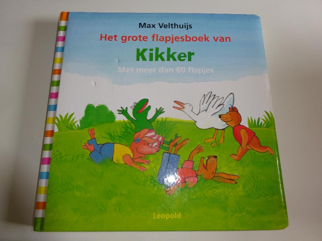 MAX VELTHUIJS - HET GROTE FLAPJESBOEK VAN KIKKER, Boeken, Ophalen of Verzenden, Gelezen