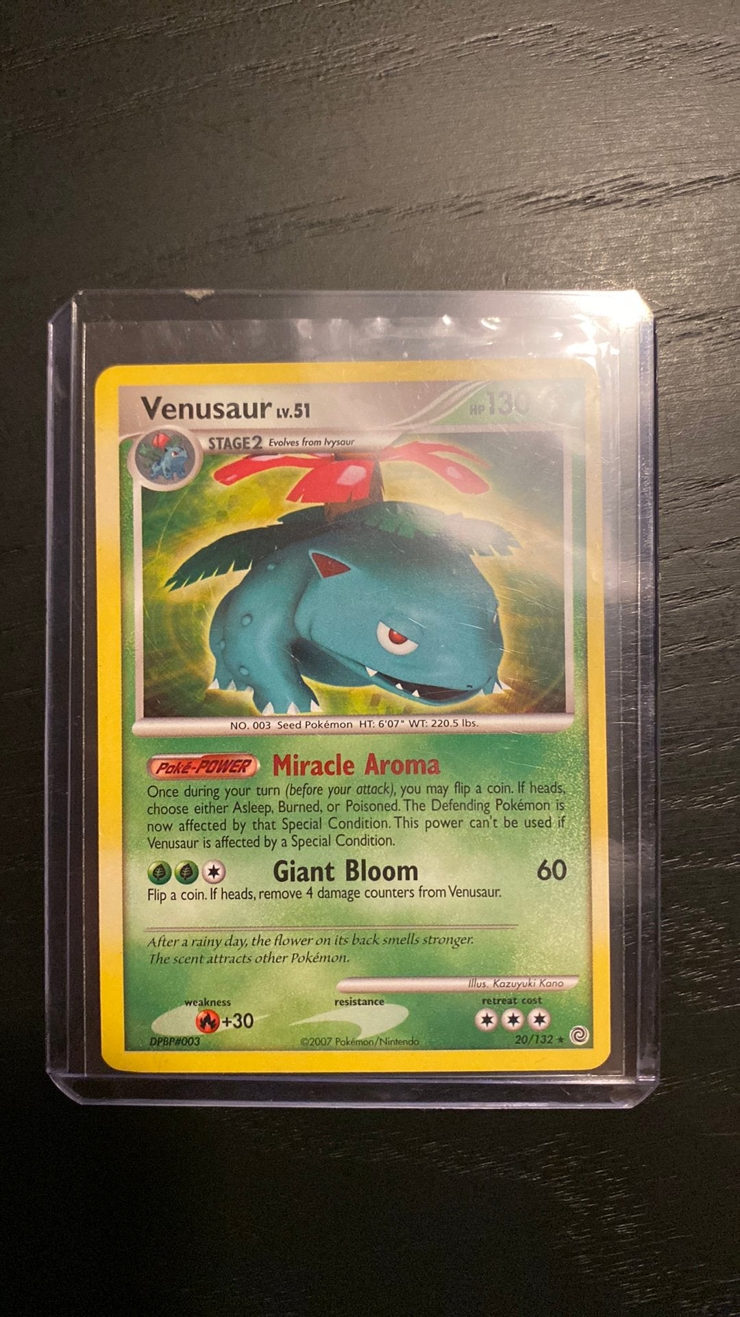 Venusaur pokemon kaart 20/133, Verzenden, Zo goed als nieuw, Losse kaart