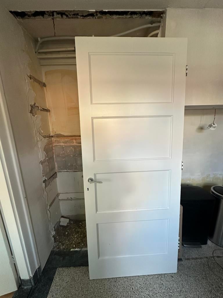 Paneeldeur, Doe-het-zelf en Verbouw, Ophalen, Zo goed als nieuw, Binnendeur, 200 tot 215 cm