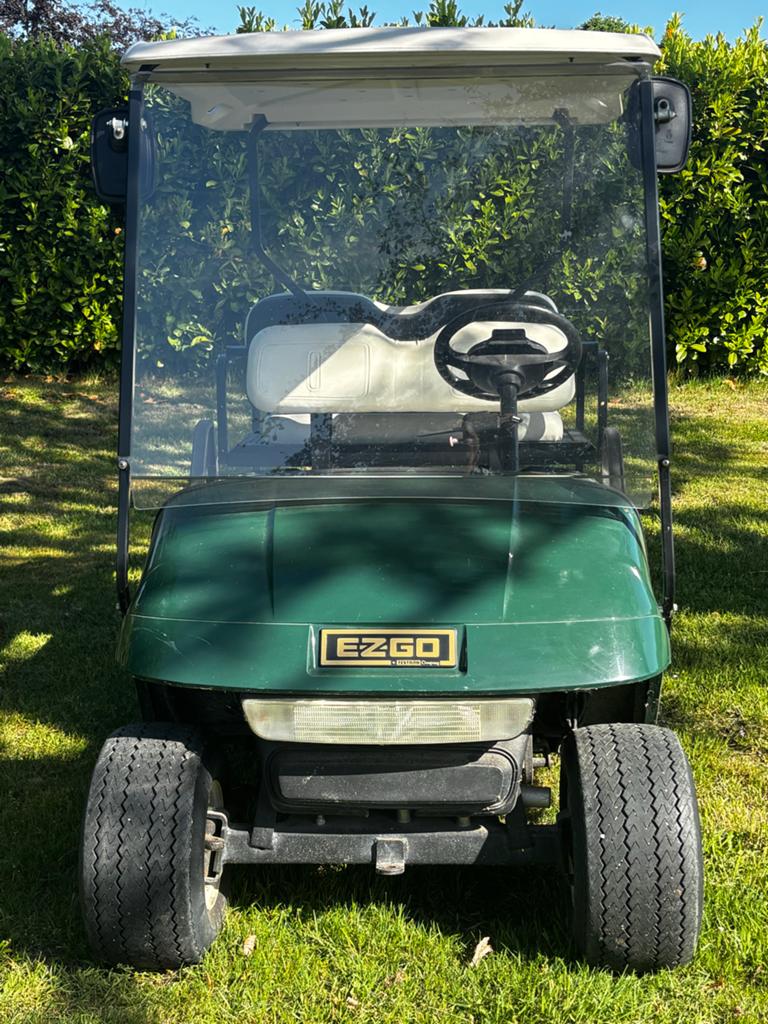 EZGO Golfkar - Groen, 4-persoons met achterbank, Ophalen