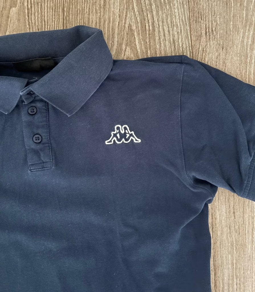 Kappa Polo maat M navy blauw, Kleding | Heren, Polo's, Verzenden, Gedragen, Maat 48/50 (M), Blauw