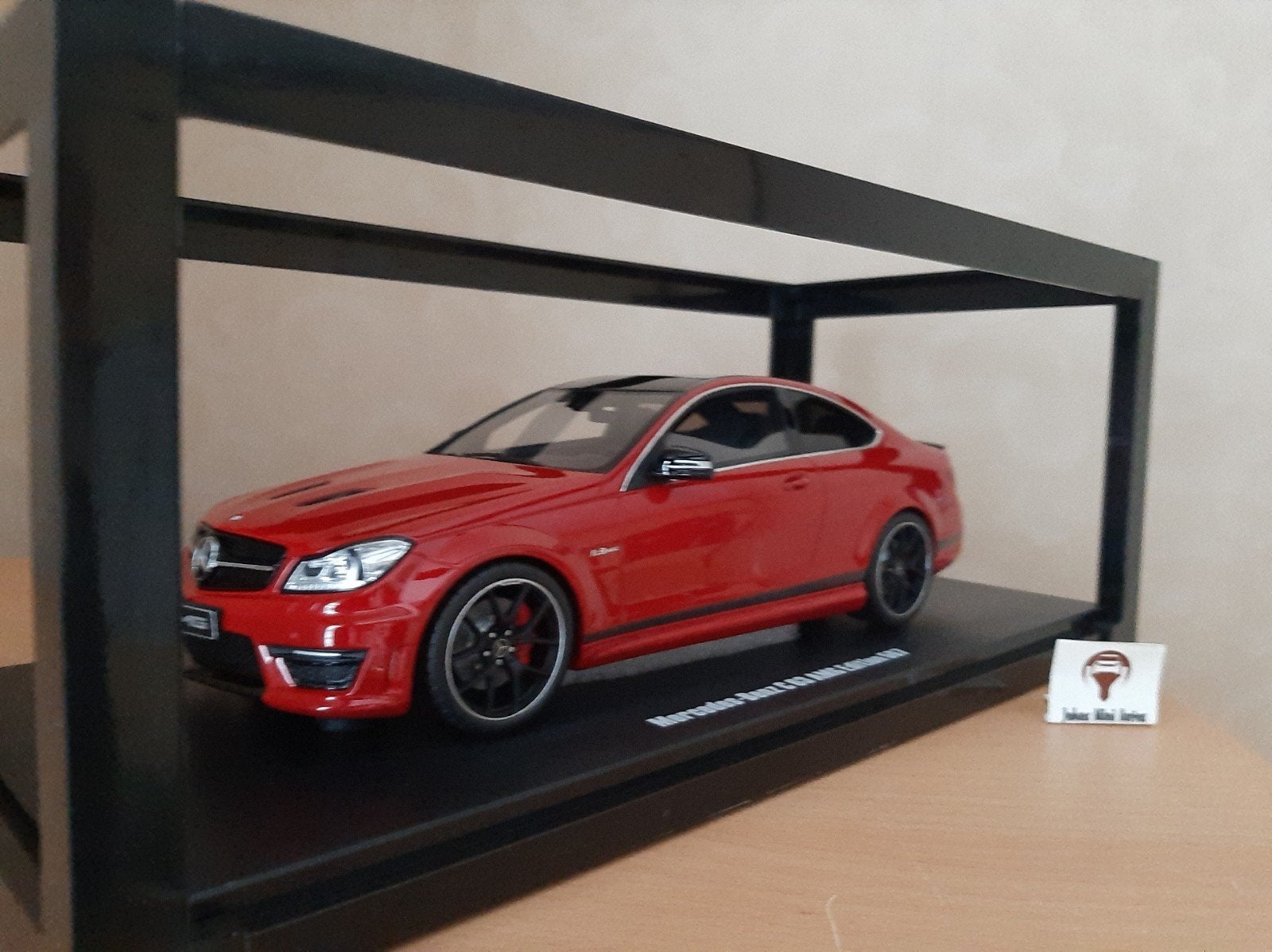 Mercedes C63 AMG Coupe Edition 507 2014 Rood GT Spirit 1:18