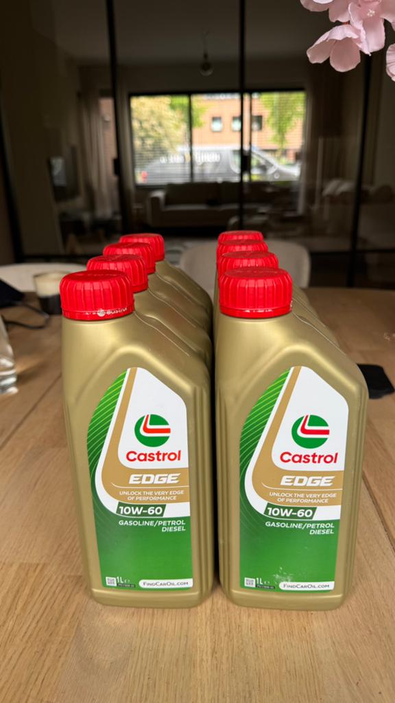 Castrol edge 10w-60 motorolie 8x1 liter, Ophalen of Verzenden, Nieuw