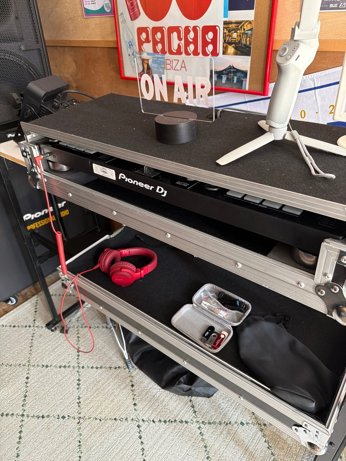 Pioneer XDJ-RX 1 set met luxe flightcase, laptop plateau, Ophalen, Zo goed als nieuw, Dj-set, Pioneer