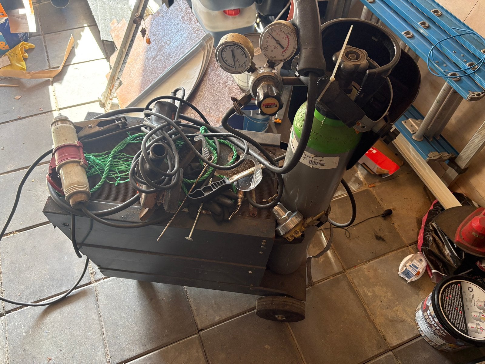 Einhell SGA 175 EC Turbo MIG/MAG-lasapparaat 220v, Ophalen, Gebruikt, Co2
