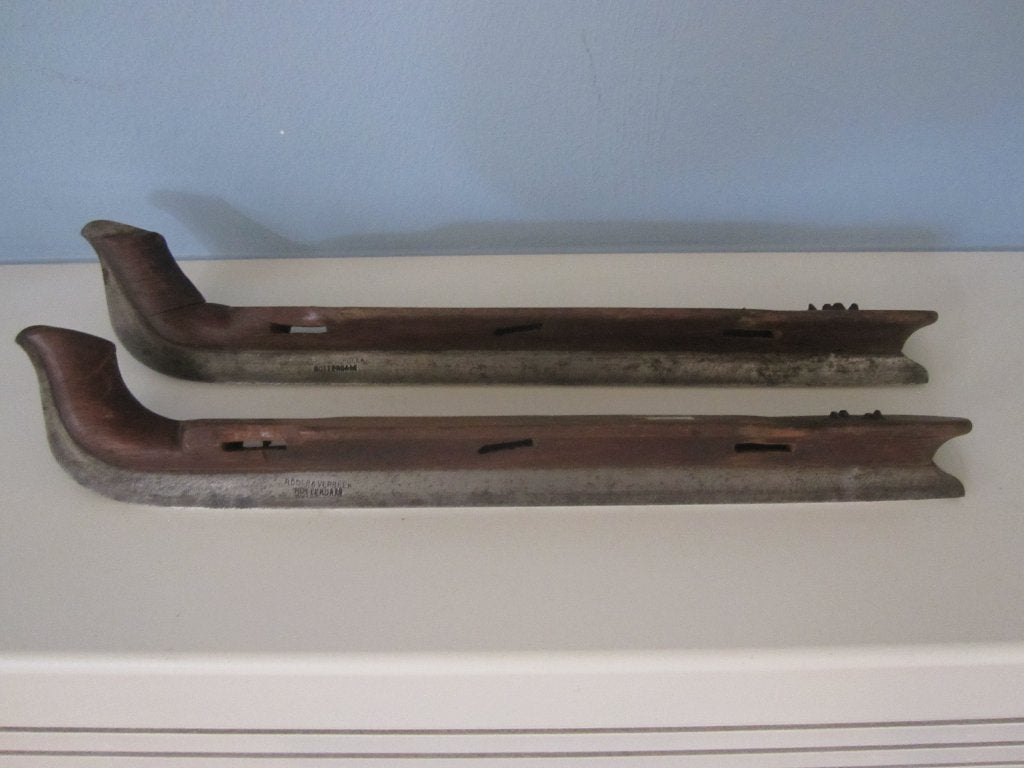 houten schaatsen, Ophalen of Verzenden, Gebruikt, Overige typen, Overige merken