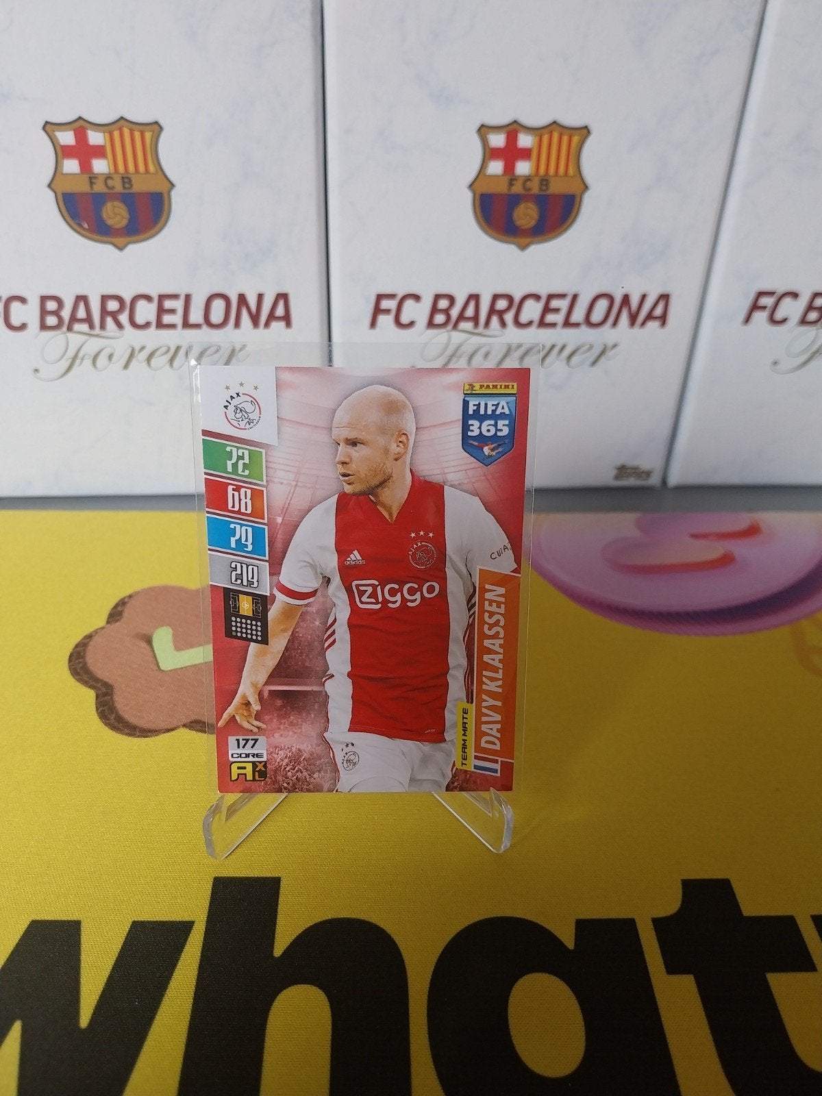Davy Klaassen Panini Adrenalyn 2022, Ophalen of Verzenden, Zo goed als nieuw, Plaatje