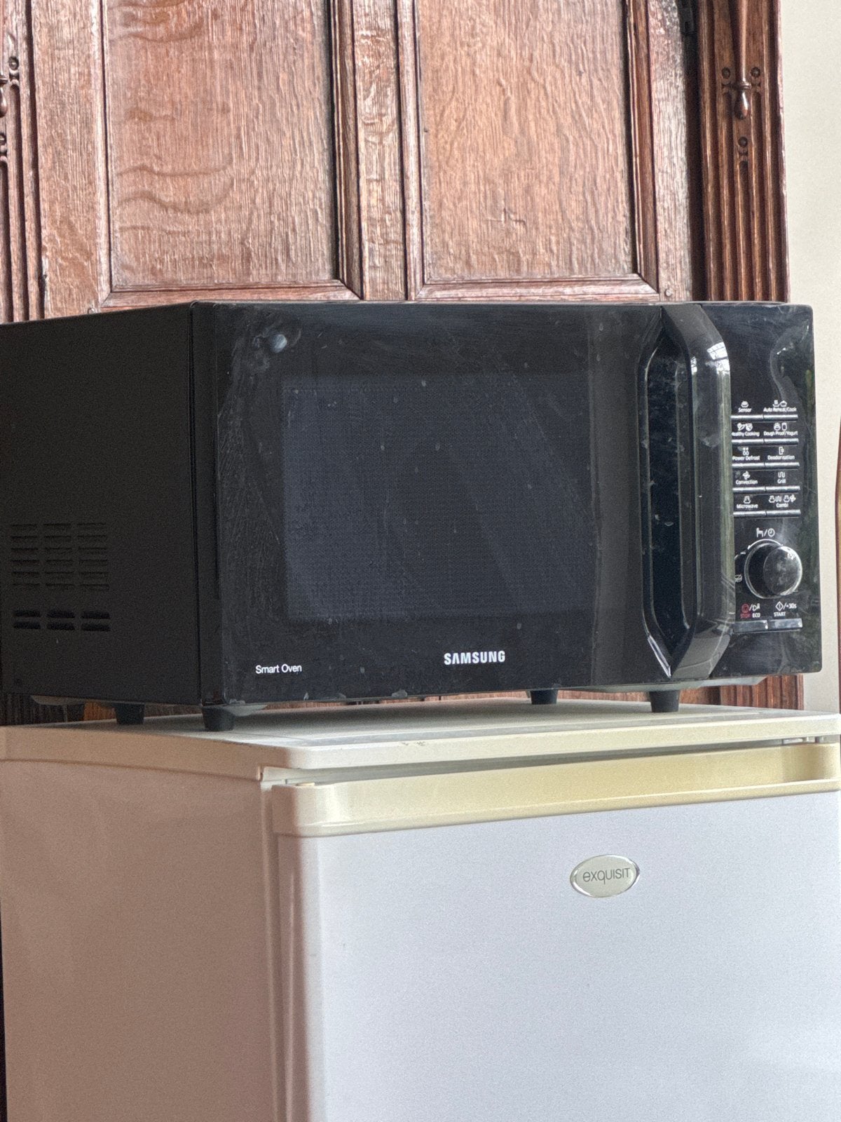 Vandaag op te halen: Samsung Oven Combimagnetron - Zwart, Ophalen, Combimagnetron, Gebruikt, Grill