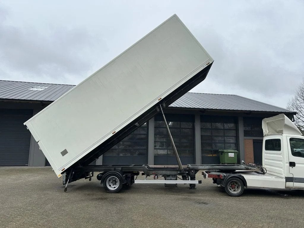 Nefra Be oplegger kipper gesloten 7 ton (bj 2012), Auto's, Vrachtwagens, Overige brandstoffen, Wit, Bedrijf, Aanhangers en Opleggers