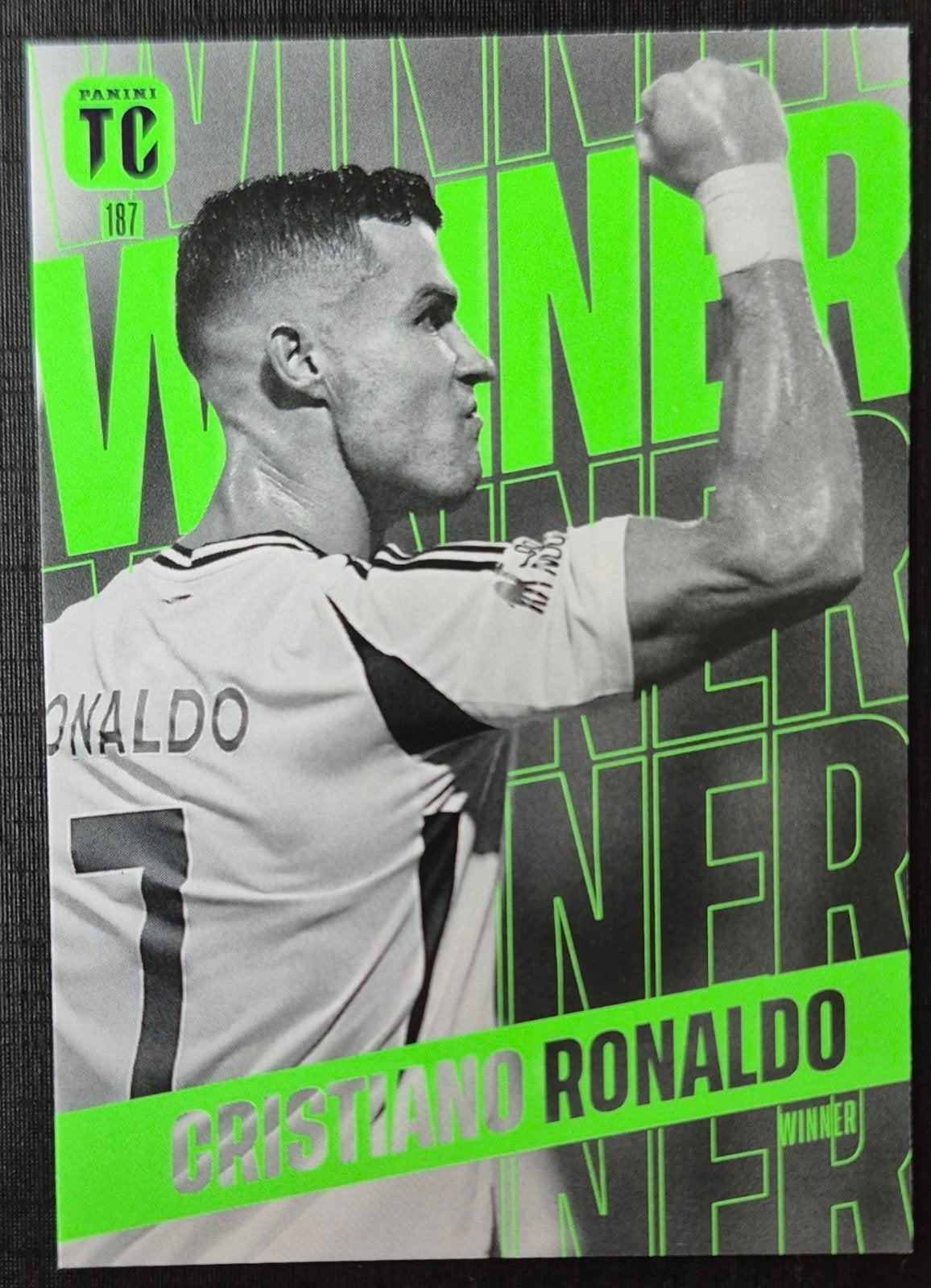 Panini Winner Cristiano Ronaldo - Al-Nassr, 2024/2025, Ophalen of Verzenden, Zo goed als nieuw, Buitenlandse clubs, Poster, Plaatje of Sticker