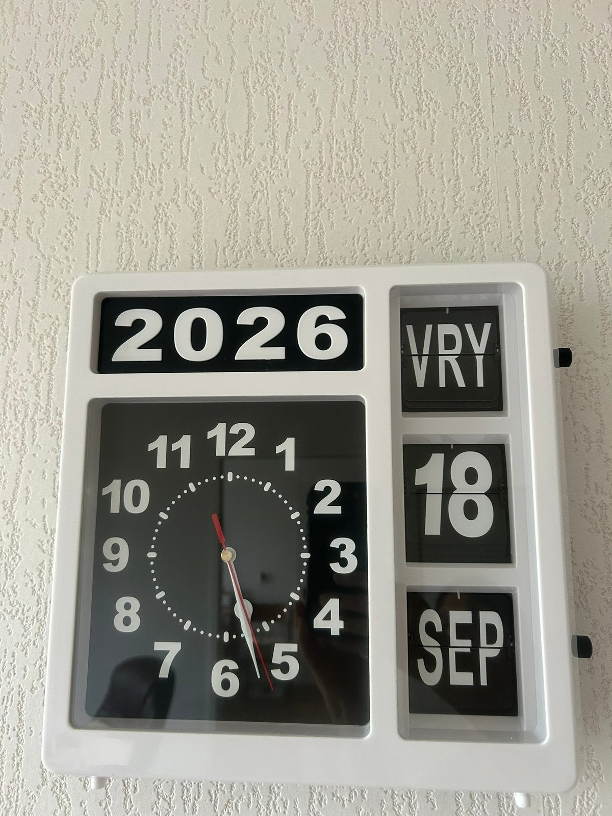 Klok z.g.a.n. Geschikt voor dementerenden en slechtzienden, Ophalen of Verzenden, Zo goed als nieuw, Wandklok
