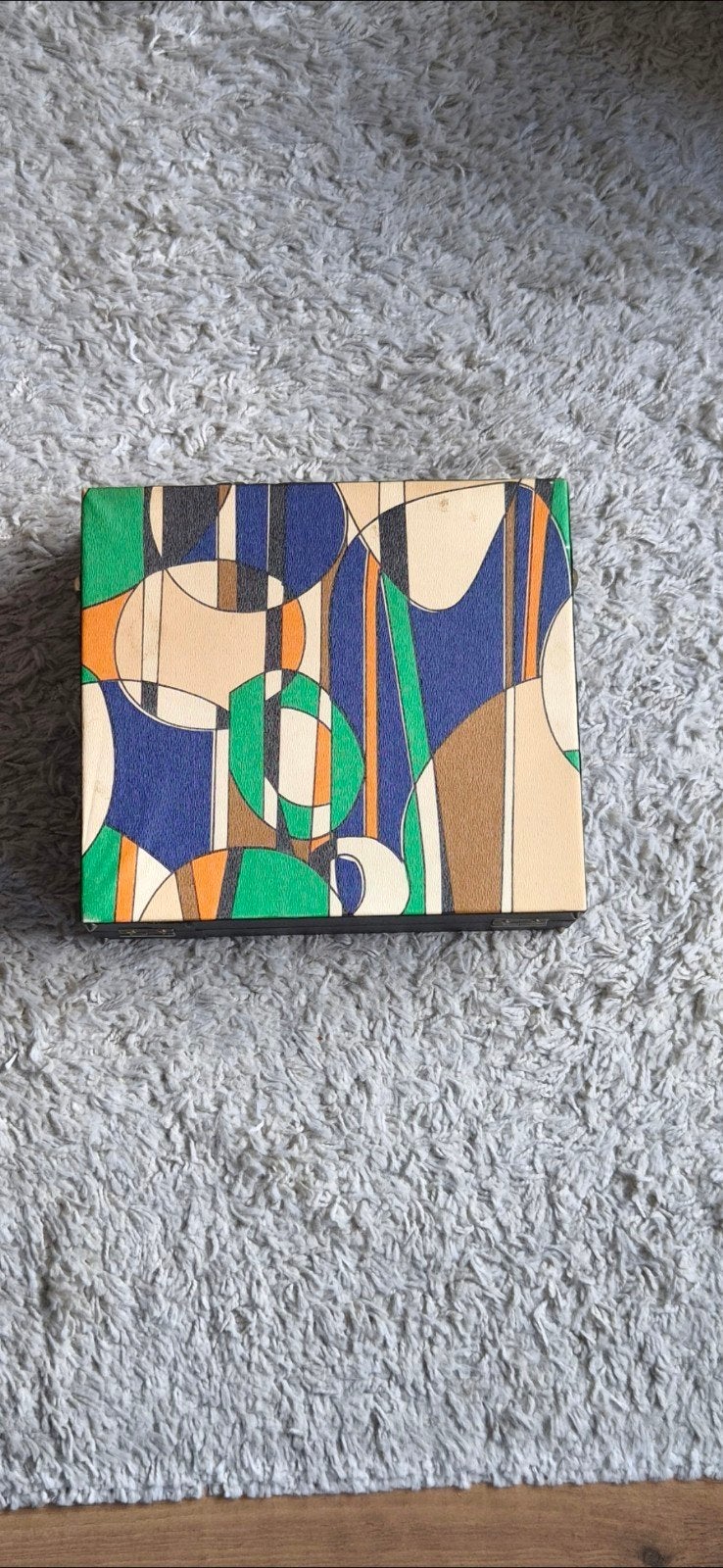 Vintage koffertje voor cassettebandjes/ singletjes., Antiek en Kunst, Ophalen