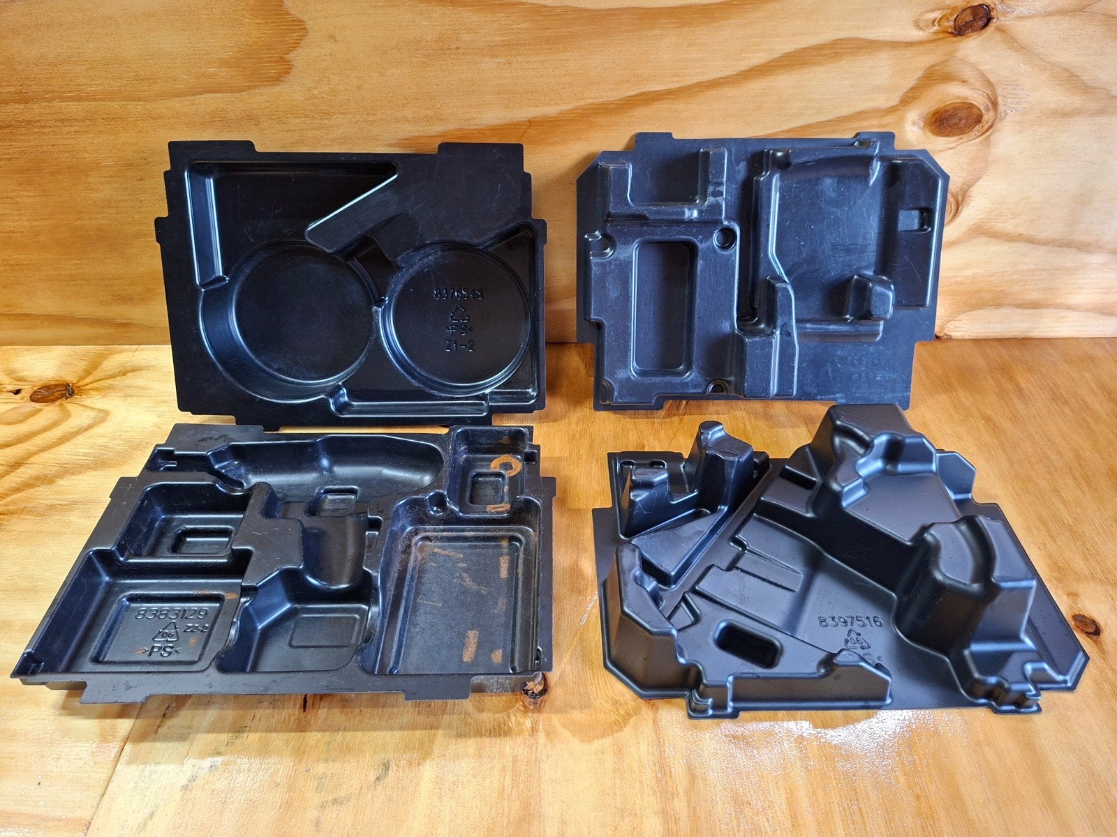 4x Makita Mbox inleg voor diverse gereedschappen, Ophalen of Verzenden, Gebruikt, Overige typen, Makita
