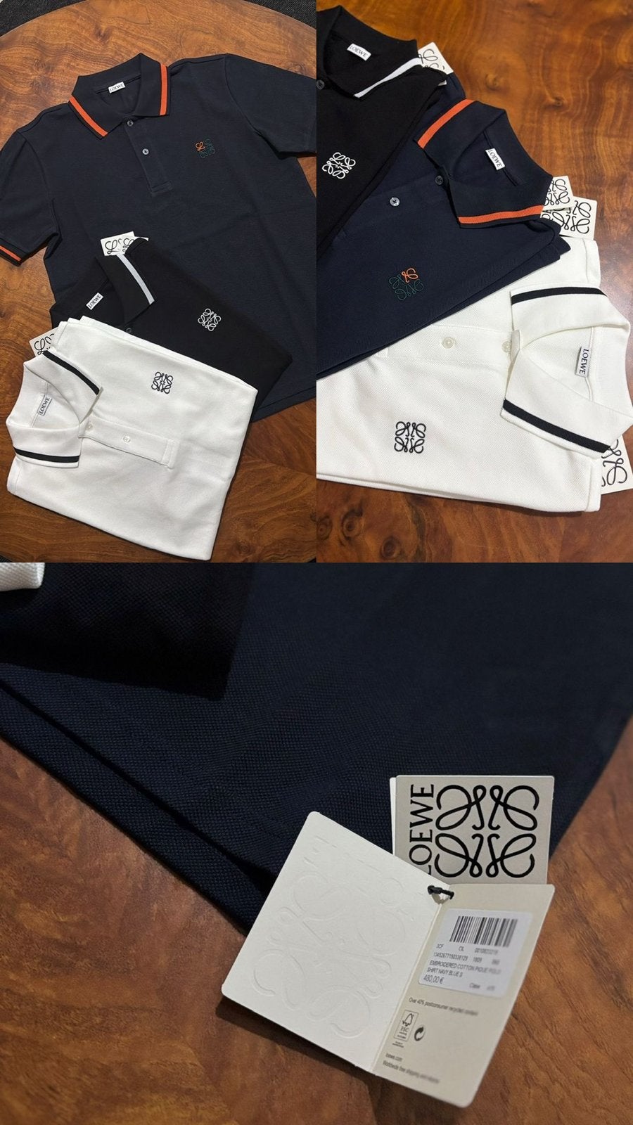 Loewe Polo Shirts - Diverse kleuren en maten, Ophalen of Verzenden, Maat 48/50 (M), Zwart