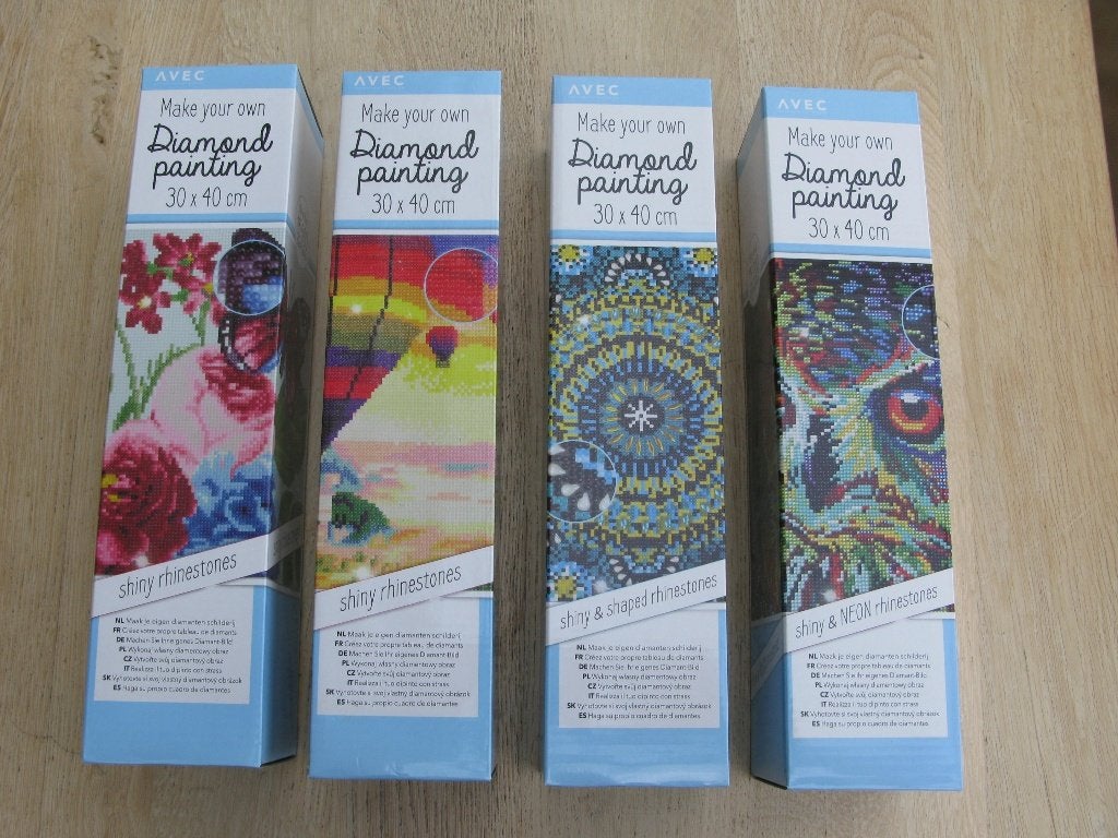 4 nieuwe dozen daimond painting 30x40 cm, Ophalen of Verzenden, Nieuw, Knutselwerk