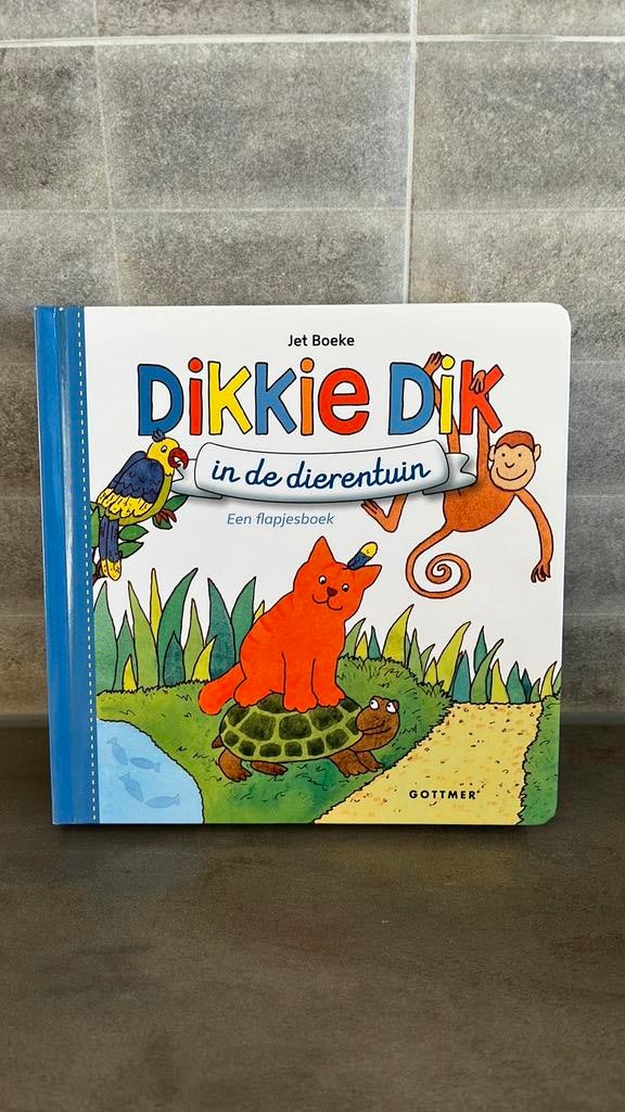 Dikkie Dik in de dierentuin flapjes boekje nieuw, Ophalen of Verzenden, Zo goed als nieuw