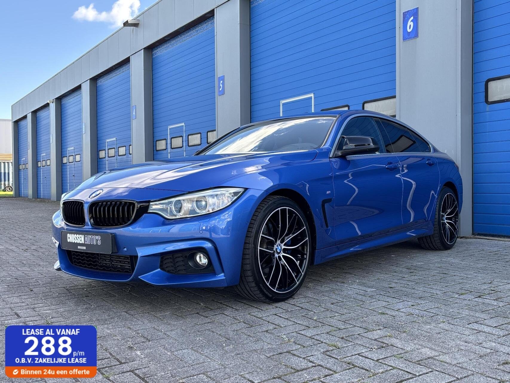 BMW 4-serie Gran Coupé 420i High Executive, M-pakket!, Auto's, Achterwielaandrijving, Gebruikt, 4 cilinders, Blauw